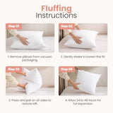 Utopia Bedding 28x28 Pillow Inserts, White Throw Pillows for Couch, 2 Pack