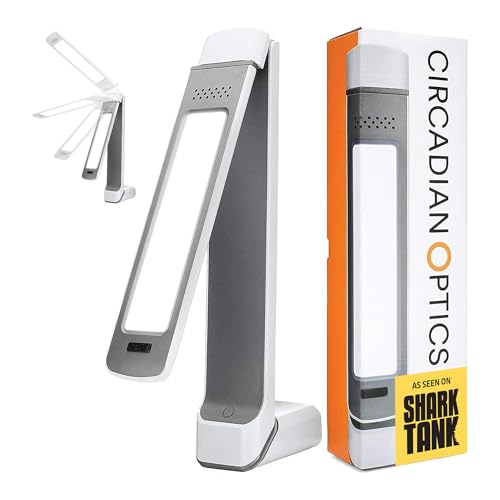 Lumos 10,000 Lux Light Therapy Lamp | Seen On Shark Tank | Sun Lamp For Seasonal Blues | Ultra Bright White Light Therapy | 10,000 LUX | UV-Free | Full-Spectrum | Adjustable Panel