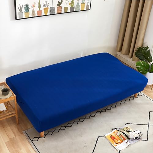 Stretch Futon Cover Futon Mattress Couch Cover for Futon Armless Futon Slipcover Sofa Bed Furniture Protector Covers with Elastic Bottom for Kids, Pets Machine Washable,10,M