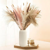 Ceramic Vase for Flowers – Modern Small Ribbed Textured Flower Vase for Home Decor, Pampas Grass, Decorative, Farmhouse, Coffee Table, Kitchen Centerpieces, Bookshelf and Home Living (XL White)