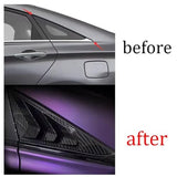 Car Window Side Louver Cover Trim Compatible with Hyundai Sonata Sedan 2011 2012 2013 2014 Exterior Door Panel