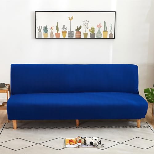 Stretch Futon Cover Futon Mattress Couch Cover for Futon Armless Futon Slipcover Sofa Bed Furniture Protector Covers with Elastic Bottom for Kids, Pets Machine Washable,10,M