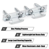 Curtain Rod Bracket Curtain Rod Hardware Brackets Curtain Rod Single Bracket Spreader Wall Bracket Hooks Curtain Rod Hooks for Wall(12 Sets)
