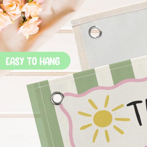 Kids Playroom Decor Banner Sage Green Play Room Wall Decor 30"x20" | This Room Was Made for Playing Nursery Playroom Toddler Toy Room Bedroom Decor