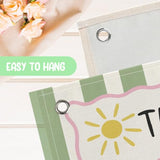 Kids Playroom Decor Banner Sage Green Play Room Wall Decor 30"x20" | This Room Was Made for Playing Nursery Playroom Toddler Toy Room Bedroom Decor