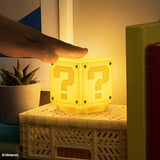 Paladone Super Mario Mini Question Block Light - Officially Licensed Super Mario Bros. Merchandise, Bedroom or Game Room Decor, Retro Gamer Gift, Battery Powered