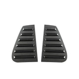 Car Rear Window Side Vent Shutter Louver Cover Trim Exterior Accessories Body Kits Fit for VW Golf 4 MK4 1997-2006(Carbon Look)