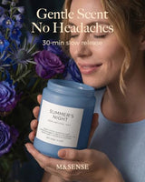 M&SENSE Summer's Night Scented Candles for Home, 19.4oz Large Soy Wax