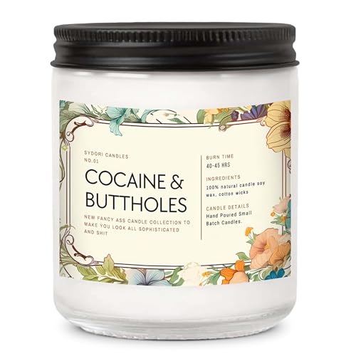 Funny Scented Candle, Sophisticated AF Lavender Candle, 7oz Soy Wax