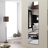 Floor Mirror Bedroom Foyer Floor Mirror eless Full-Length Mirror DIY Stitching for Bathroom 4 Pieces AN1017 914 (Size : 40cm*40cm)