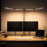 LED Desk Lamps for Home Office,Smart Adjustable Swing Arm Desk Lamp with Clamp,Gooseneck Tall Clip on Desk Light for Sewing,Reading,Drawing,Workbench,Study,Screen,Crafting,Monitor Architect,Computer