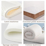 Printed Futon Mattress Cover Zippered, Full Wrap Japanese Floor Mattress Futon Cover Queen King Full Size RV Mattress Futon Slipcovers with Zipper, Machine-Washable,A,90x200cm/35x79in