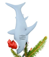 Tree Buddees Great White Shark Christmas Tree Topper - Large 10"