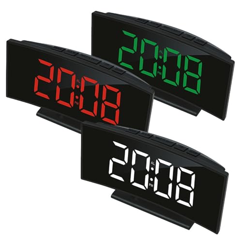 Innovative Alarm Clock with Large Led Screen Automatic Brightness Control Digital for Offices and Home Use Digital Alarm