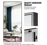 MIRUO 51" x 16" Door Mirror - Wall Hanging Full Length White Mirror for Bathroom