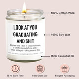 Younift Funny Grad Candle, 2026 Graduation Gifts for Her, Him - College, High School, Masters Degree, Phd, Law School, Nursing & Nurse Graduation Gifts for Women, Men - 9 oz