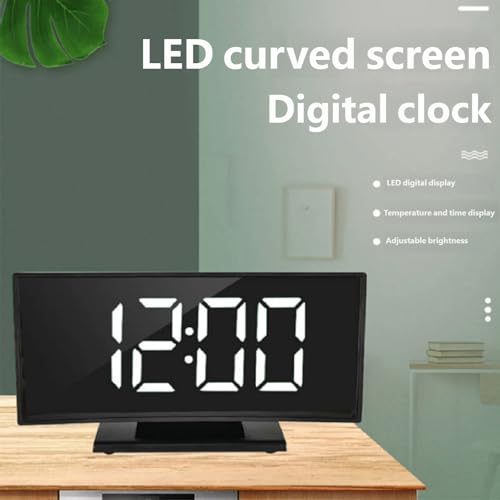 Innovative Alarm Clock with Large Led Screen Automatic Brightness Control Digital for Offices and Home Use Digital Alarm