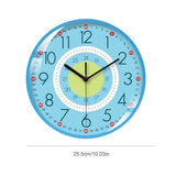 Aesthetic Wall Clock - Silent Kitchen Wall Clocks, Living Room Clock with Battery Operated Mechanism, Analog Clocks with Non Ticking Movement, Home Item Round Timepiece, Room Timepiece for Bedroom