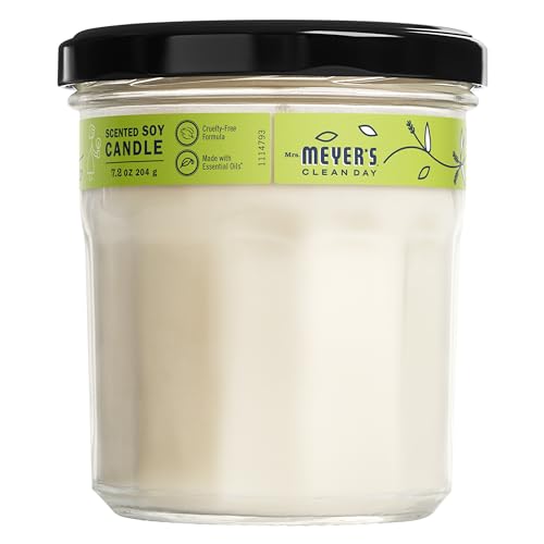 MRS. MEYER'S CLEAN DAY Scented Aromatherpay Candle, Lemon Verbena, 7.2 oz