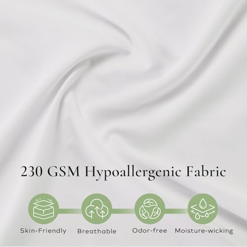 Throw Pillow Inserts (Pack of 2, 12 x 20 Inches, White) - Hypoallergenic 100% Virgin Fiber Lumbar Pillow Form Microfiber Throw Pillows for Bed and Couch Pillows | Indoor Decorative Pillow