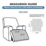 Genina 100% Waterproof Recliner Chair Covers, Anti-Slip Recliner Cover Dog Couch Cover Furniture Protector, Reclining Sofa Slipcover for Pets Dogs, 1 Piece (Dark Gray, Recliner)