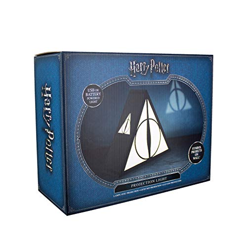 Paladone Harry Potter Officially Licensed Merchandise - Deathly Hallows Light - Projection Lamp