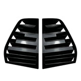 A Pair Rear Window Louver Shutter Compatible with VW Golf 5 5 Golf MK5 Side Air Vents Shutter Cover Trim Exterior Accessories(Piano Black)