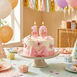 Number 10 Birthday Candle, Pink Bow Birthday Candles, Glitter Candle Cake Topper, Happy Birthday Cake Decoration Gifts, Anniversary Party Supplies for Girl