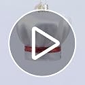 Old World Christmas Chef's Hat Glass Blown Ornament for Christmas Tree, Handcrafted Holiday Decoration, Kitchen - Chef Collection