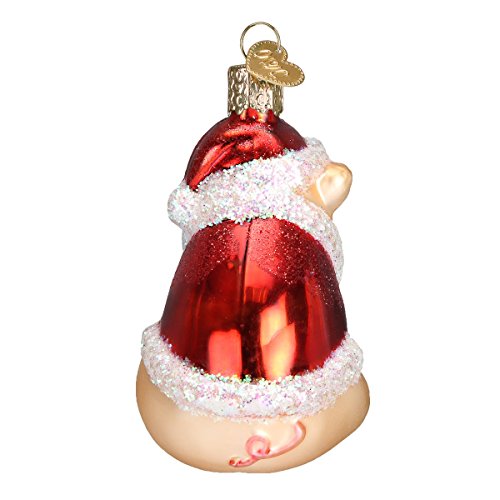 Old World Christmas Christmas Ham Glass Blown Ornament for Christmas Tree, Handcrafted Holiday Decoration, Pig Collection