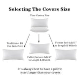 SleepMan Throw Pillow Inserts 14" x 24" (Pack of 1, White) Down Feather Pillow Stuffer Premium Decorative Pillows for Sofa Couch Bed