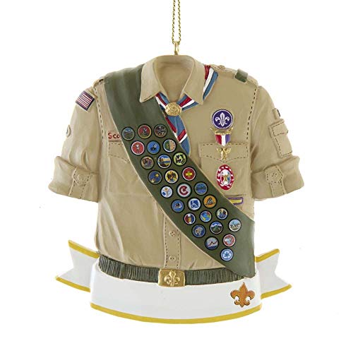 Kurt Adler BS2201 Eagle Scout Ornament for Personalization, 3-inch High