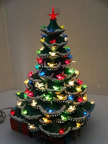 Creative Hobbies® Ceramic Tree Replacement Lights, Bird Dove Light Ornaments, Multi-Color | 100 Piece Pack