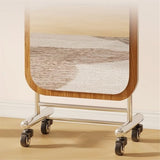 FKEE55UED Floor Portable Stainless Steel Full-Length Mirror Home Bedroom Dressing Mirror