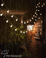 Globe String Lights, 59 Ft 100 LED Christmas Lights with Remote Timer, Connectable Plug in Twinkle Lights for Bedroom Wedding Classroom Indoor Outdoor Decor, Warm White