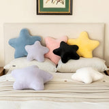 Star Pillow, Decorative Throw Pillow with Plush for Couch, Cute Decor Pillows for Bed, Aesthetic Star Shaped Pillow Fun Cushion for Sofa Living Room (Goose Yellow, 14.9 Inches)