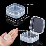 30Pcs Small Transparent Jewelry Storage Cases Travel Jewelry Organizer Boxes Organizer for Necklace Bracelet Ring Holder Cases