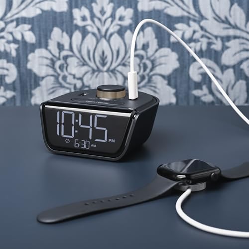Brandstand CubieWink - Charging Alarm Clock with USB Ports