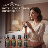 Hotel Diffuser Oil Set - Inspired by My Way, Baccarat, Westin White Tea, Santal, 24k Magic, Ritz-Carlton Hotel Scent Essential Oil Set Large Capacity, 20ml - (Pack of 6)
