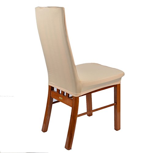 Ruilogod Spandex Household Removable Chair Seat Durable Protector Cover Slipcover Champagne Color (id: ef8 d2f 2e7 730 a38