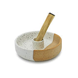 Bursera Terracotta Palo Santo Holder, Tree Planted with Every Order, Ceramic Palo Santo Burner Wood Stand, Incense Stick Burning Tray