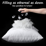 Artscope 20x20 Outdoor Pillow Inserts, Synthetic Down Waterproof Throw Pillow Inserts, Soft Decorative Outdoor Pillows for Couch Sofa Bed Patio Furniture