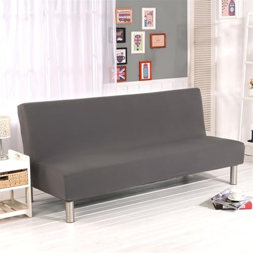 Futon Slipcover,Futon Covers Slipcover,Futon Covers Folding Sofa Cover Solid Color Futon Slipcover Polyester Elastic Fabric All Inclusive Cover