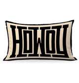 Howdy Pillow Cover 12x20, Western Southwestern Throw Pillows Cover for Cowgirl Cowboy Room Bedroom College Dorm Decor, Western Decor for Home