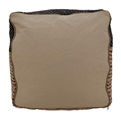 SARO LIFESTYLE Two-Tone Floor Pouf
