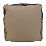 SARO LIFESTYLE Two-Tone Floor Pouf