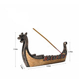 Retro Dragon Incense Holder Incense Burners Dragon Boat Incense Stick Holder Hand Carved Carving Censer Ornaments Cool Room Decor Awesome Gift