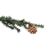Vickerman 42" Caramel Pine Artificial Christmas Tree Unlit- Featuring 1241 PVC Tips - Pine Cone Accented - Seasonal Indoor Home Decor with Decorative Burlap Base