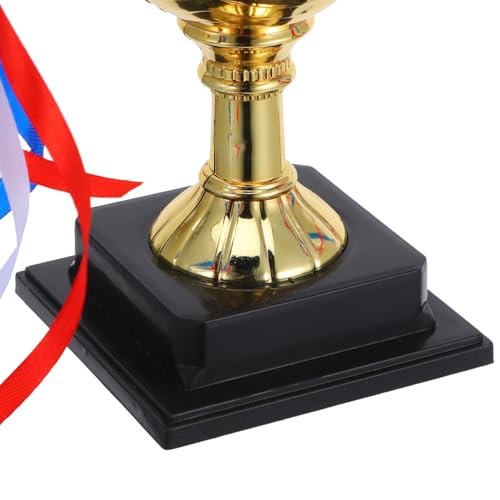 ARTIBETTER Kids Trophy Style Desktop Clock 8.26X5.90X3.54In Analog Alarm Tabletop Clock for Bedroom Student Desk Decor and Wake up Timer