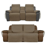 Easy-Going Product Bundles Reversible Loveseat Recliner Cover with Console，Loveseat Recliner Sofa Cover